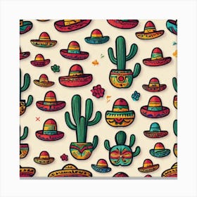 Mexican Hats 11 Canvas Print