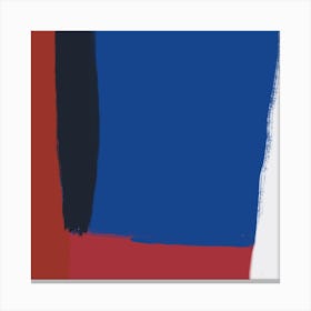 Blue And Red Canvas Print