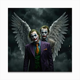 Joker And Batman 1 Canvas Print