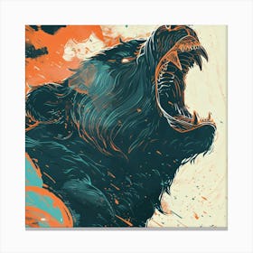 Bear'S Roar Canvas Print