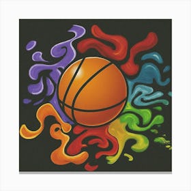 Basketball Ball Canvas Print