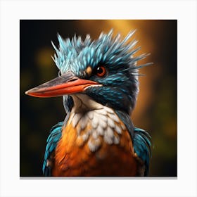 Kingfisher 4 Canvas Print