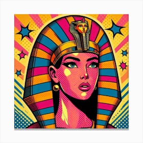 Pop Egyptian Sara Dusk Canvas Print