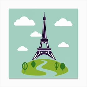 Paris Eiffel Tower 6 Canvas Print