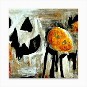 Jack O Lanterns Canvas Print