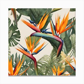 Bird Of Paradise Canvas Print