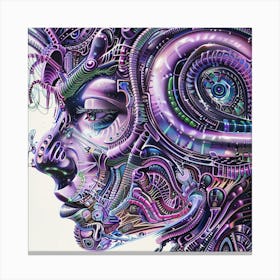 Futuristic Woman 9 Canvas Print