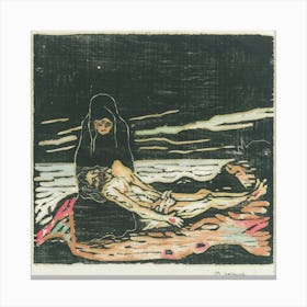 Pieta, Mikuláš Galanda Canvas Print