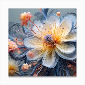 Flowers In A Vase Canvas Print