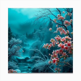 Beautiful Cherry Blossoms 1 Canvas Print