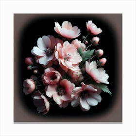 Pink Flowers Canvas Print