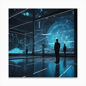 Futuristic Space 1 Canvas Print