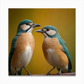 Pair Of Birds Canvas Print