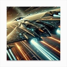 Photon Wraiths Converted Canvas Print