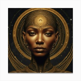 Golden Goddess Canvas Print