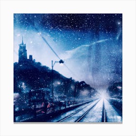 Night In The City Canvas Print