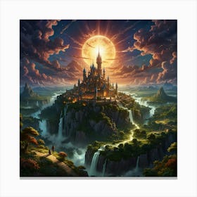 Disney Castle 7 Canvas Print