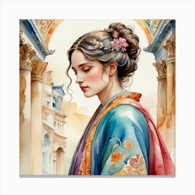 Chinese Woman Canvas Print