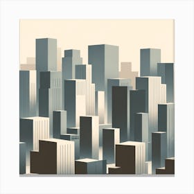 Cityscape 1 Canvas Print