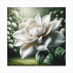 White Magnolia Canvas Print