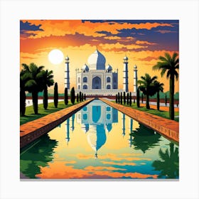 Taj Mahal Canvas Print