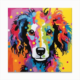 Colorful Dog 2 Canvas Print