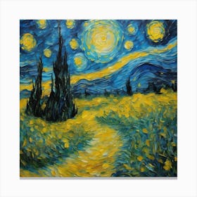 Starry Night 8 Canvas Print