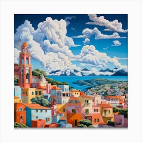 Las Casitas Canvas Print