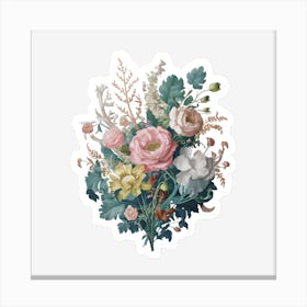 Bouquet Of Flowers 9 Canvas Print