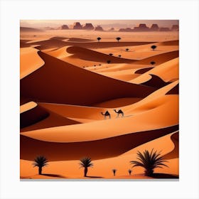 Desert Landscape 79 Canvas Print