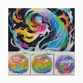 Three Dimensional Painting Canvas Print