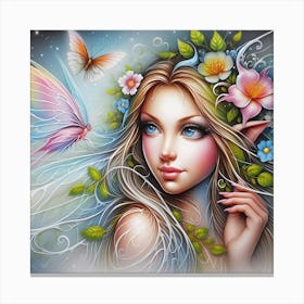 Fairy Painting 2 Canvas Print