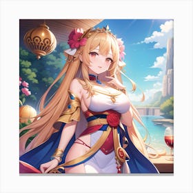 Anime Girl Canvas Print