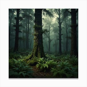 Fern Forest 5 Canvas Print