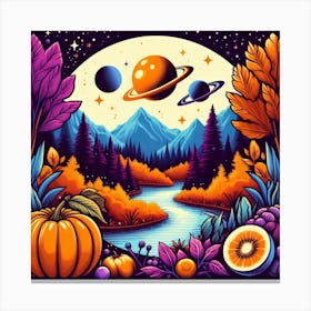 Autumn Landscape Canvas Print