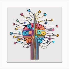 Brain Tree 3 Canvas Print