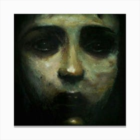 Dark child Canvas Print