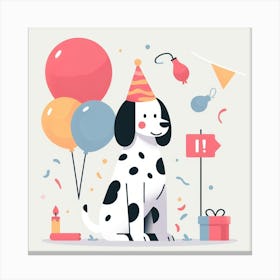 Dalmation Dog Canvas Print