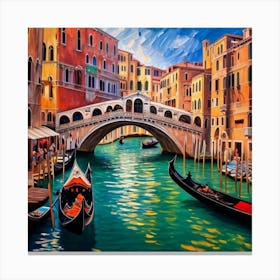 Venice Bridge Canvas Print