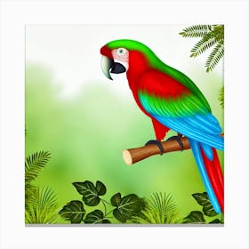 Parrot Stock Videos & Royalty-Free Footage Canvas Print