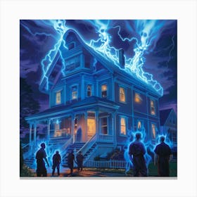 Haunted House Canvas Print