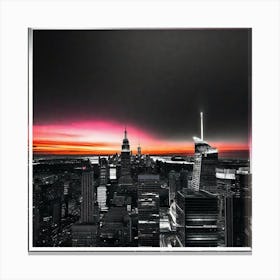 New York City Skyline 32 Canvas Print