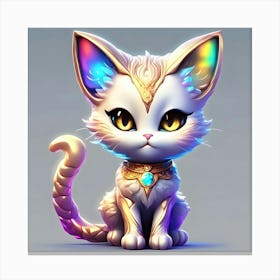 Cute Cat Canvas Print