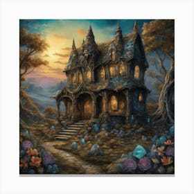 Fairytale House Canvas Print