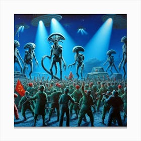 Alien Invasion 2 Canvas Print