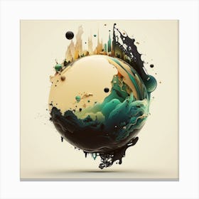 Rcycle World Blob A Canvas Print