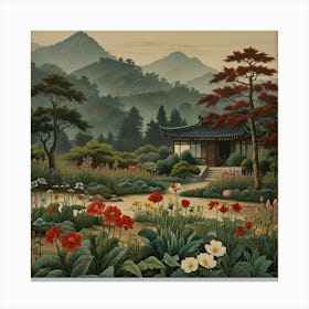 Default The Garden Of Morning Calm 1 South Korea Vintage Botan 0 Canvas Print