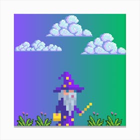 Wizard on a quest Canvas Print