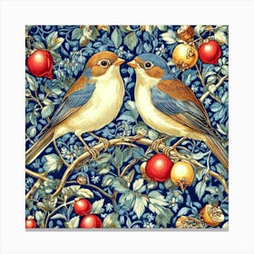 Birds On A Branch Art 30 Canvas Print