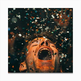 Confetti Confetti Confetti 3 Canvas Print